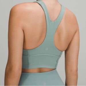 Lululemon wunder train longline bra misty glade size 8